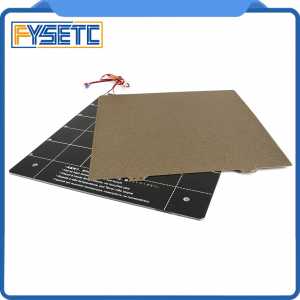 Magnetic Heated Bed 300x300mm + Double Sided Textured Powder Coated PEI Spring Steel Sheet For CR-10S CR10S Lulzbot