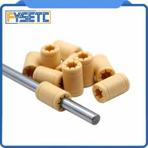 20pcs 3D Printer Solid Polymer LM8UU Bearing - 8mm Shaft Same As RJMP-01-08 R Solid Plastic Bearing 8 mm ID For  Prusa