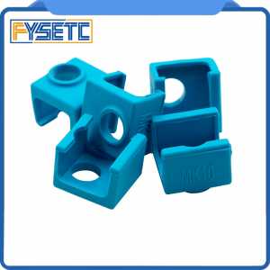 5pcs MK10 Blue Silicone Sock instead Ceramic Insulation For Wanhao i3 QIDI TECH  SILICONE HEATER BLOCK COVER
