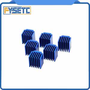 10pcs/lot 3D Printer Parts Stepper Motor Driver Heat Sinks Cooling Block Heat Sink For TMC2100 TMC2208 TMC2130 LV8729 DRV8825