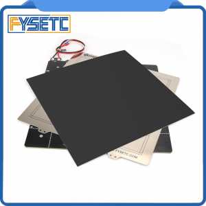 3D Printer Magnetic Heated Bed 24V Wiring Thermistor Kit With Steel Sheet 300*300mm For CR-10 CR10 BLV MGN CUBE Printer