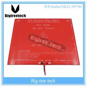 300*300*2.0 MK2A RepRap RAMPS 1.4 PCB Heatbed MK2A with led Resistor and cable for Mendel 3D printer hot bed diy XT0027-3D