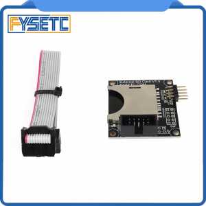 3D Printer Parts SD Expansion Module External Card Reader Connector Adapter SD Reader For F6  4.3