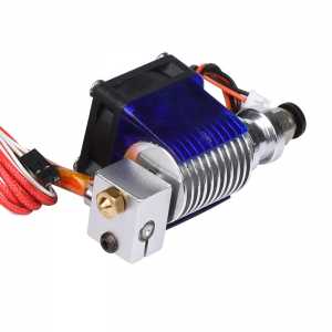 3D Printer DIY Parts V6 J-head Hotend Single Cooling Fan for 1.75mm/3mm Bowden Filament Wade Extruder 0.2/0.3/0.4/0.5mm Nozzle