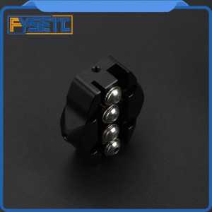 1PC  All Metal 3D Printer Parts Black Kossel Delta Mini Slide Effector Updaded M3 Tackle Mini Carriage Pulley Slider
