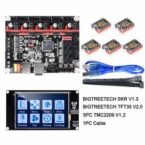 BIGTREETECH SKR V1.3 Control Board 32Bit Smoothieboard+TMC2209 V1.2 UART+TFT35 V2.0 3D Printer Parts vs tmc2208 tmc2130 MKS Gen