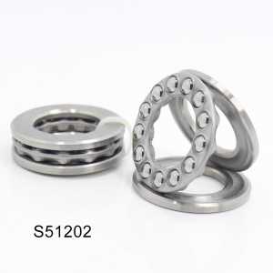 S51202 Bearing 15*32*12 mm ( 2PCS ) ABEC-1 Stainless Steel Thrust S 51202 Ball Bearings