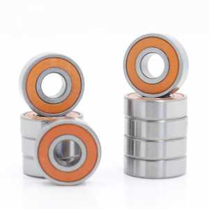 695-2RS Bearing ABEC-3 10PCS 5x13x4 mm Miniature 695RS Ball Bearings 619/5RS Z2V1 Orange Sealed bearing 695 2RS