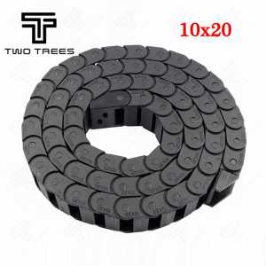 10x20mm Transmission Chains L 1M Plastic Towline Transmission Drag Chain Machine L1000mm for CNC Router Machine Tools 10*20mm