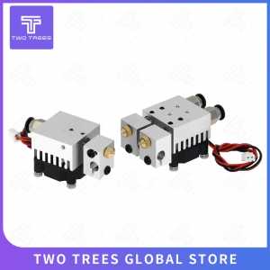 3D kit Chimera Hotend Kit Dual Color 2 IN 2 OUT Extruder Multi-extrusion All metal V6 Dual Extruder 0.4mm/1.75mm 3D printer part