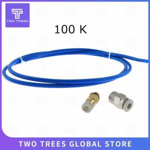3D Bowden PTFE Tube Tubing XS Serie 1M+1Pcs Quick Fitting+1Pcs Straight Pneumatic Fitting Push 1.75mm Filament 3D printer part