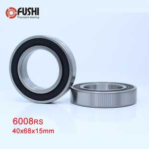 6008RS Bearing ABEC-3 (2 PCS) 40*68*15 mm Deep Groove 6008-2RS Ball Bearings 6008RZ 180108 RZ RS 6008 2RS EMQ Quality