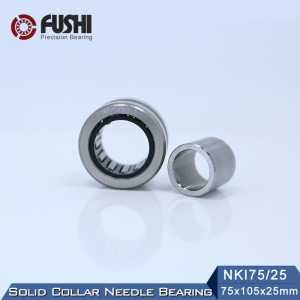 NKI75/25 Bearing 75*105*25 mm ( 1 PC ) Solid Collar Needle Roller Bearings With Inner Ring NKI 75/25 Bearing