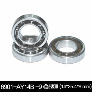 6901UG RC Engine Bearing 14x25.4x6 mm ABEC-3 ( 1 PC ) 6901 UG OD 25.4mm With 9 Balls Glow Plug Model R/C Engines Ball Bearings