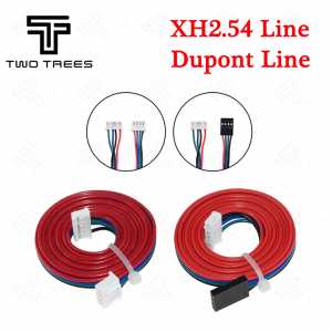 High quality 5pcs/lot 1M DuPont line two-phase XH2.54 4pin to 6pin Terminal Motor Connector cables for 42 Stepper Motor HX2.54