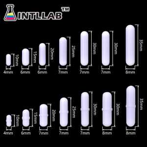 INTLLAB Magnetic Stirrer Bar Mixed Size PTFE Magnetic Stirrer Mixer Stir Bars TYPE-B 2pc