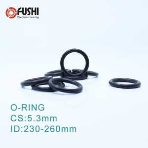 CS5.3mm EPDM O RING ID 230/236/239/243/250/254/258/260*5.3mm5PCS O-Ring Gasket Seal Exhaust Mount Rubber Insulator Grommet ORING
