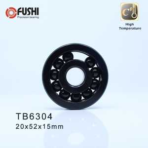 6304 High Temperature Bearing 20*52*15 mm ( 2 Pcs ) 500 Degrees Celsius Full Ball Bearings