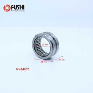 RNA4902 Bearing 20*28*13 mm ( 2 PCS ) Solid Collar Needle Roller Bearings Without Inner Ring 4624902 4644902/A Bearing