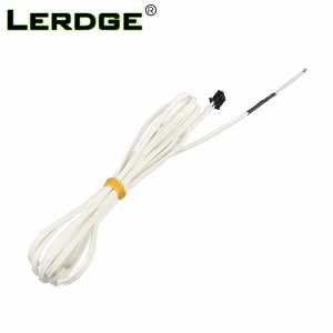 LERDGE NTC 100K B3950 Thermistors 3D Printer Parts Temperature Sensor For Hotend Heatbed thermistor wire With  Cable 1m/2M 1PCS