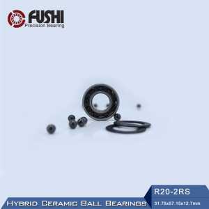 R20 Hybrid Ceramic Bearing 31.75*57.15*12.7 mm ( 1 PC) Industry Motor Spindle R20HC Hybrids Si3N4 Ball Bearings 3NC R20RS