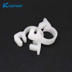 Kamoer Hose Clamp Plastic Water Pipe Clamp with Poweful Version 8 Shaped Clip (10pcs/package) Tighten the Pipe