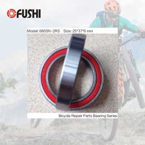 6805N-2RS Stainless Bearing 25*37*6 mm ( 1 PC ) ABEC-3 6805N RS Bicycle BB Bracket Bottom 25 37 6 Ceramic Balls Bearings