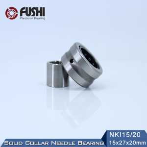 Bearing NKI15/20 15x27x20mm ( 5 PC ) Solid Collar Needle Roller Bearings With Inner Ring