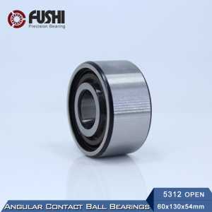 5312 OPEN Bearing 60 x 130 x 54 mm ( 1 PC ) Axial Double Row Angular Contact  5312 3312  3056312 Ball Bearings