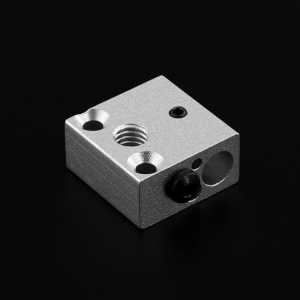 5PCS a lot CR8 Aluminum Heat Block (20*20*10mm) Hot End Heater Head Extruder 3D Printers Part heat bolck aluminum 3d print Parts