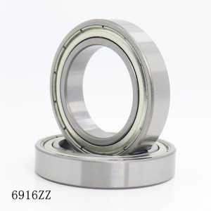 6916ZZ ABEC-1 (2PCS)  80x110x16MM Metric Thin Section Bearings 61916ZZ 6916ZZ