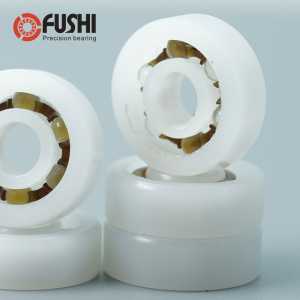 POM Bearing 603 604 605 606 607 608 609 ( 5 PCS ) Glass Balls Nylon Cage Plastic Ball Bearings