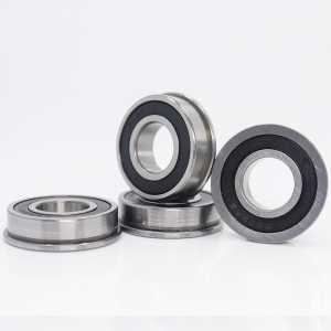 F6002RS Flange Bearing 15x32x9 mm ABEC-1 ( 4 PCS ) Flanged F6002 RS 2RS 6002RS Ball Bearings