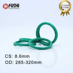 CS8.6mm FKM Rubber O RING OD 285/290/295/300/305/310/315/320*8.6 mm 1PC O-Ring Fluorine Gasket Oil seal Green ORing