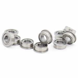 SMF105ZZ Flange Bearing 5x10x4 mm 10PCS Double Shielded Stainless Steel Flanged SMF105 Z ZZ Ball Bearings SMF105Z MF105 Z