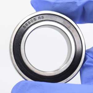 5PCS S6905RS Bearing 25*42*9 mm ABEC-3 440C Stainless Steel S 6905RS Ball Bearings 6905 Stainless Steel Ball Bearing