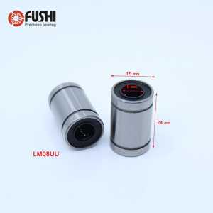 LM08UU (10PCS)  Ball Bushing 8x15x24MM  LM8UU Linear Motion Bearings 3D print