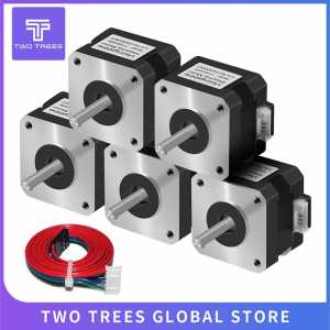 5Pcs 17HS2408 4-lead Nema 0.6A 3D printer motor driver CE CNC Laser and 3D printer motor supplier 17 Stepper Motor 42 DC GEAR