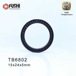 6802 High Temperature Bearing 15*24*5 mm ( 2 Pcs ) 500 Degrees Celsius Thin Section Bearings Full Ball Bearing