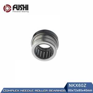 NKX60Z Combined Bearings 60*72*85*40mm ( 1 PC) Needle Roller Thrust NAX6040Z Ball Bearing With Cage NKX60 Z