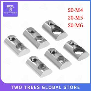 20pcs Shrapnel nut 20-M4/M5/M6 T Spring Nut Sliding Hammer Nut spring t nut for 2020 Aluminum Profile slot
