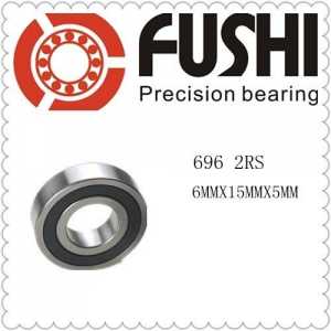 696 2RS ABEC-1 (100PCS)  6x15x5mm  Sealed Miniature Ball Bearings 619/6 2RS
