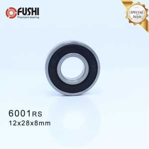 6001-2RS Bearing 12*28*8 mm ( 1 PC ) ABEC-3 6001 RS Bicycle Hub Front Rear Hubs Wheel 12 28 8 Balls Bearings
