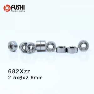 682XZZ ABEC-1 (100PCS)  2.5x6x2.6mm Miniature Ball l Bearings 618/2XZZ