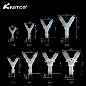 Kamoer peristaltic pump Y type tube connector Hose Silicone Tube Linker connector tube