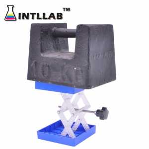 Laboratory Lifting Platform Stand Rack Scissor Jack Bench Lifter By Plastic And Resistant Stainless Steel