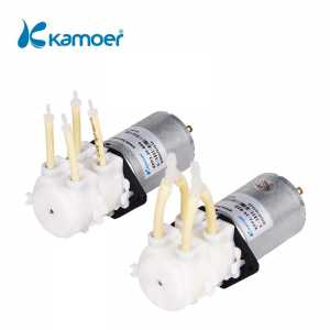 Kamoer KPP2 24V DC  double head mini peristaltic pump electric water pump micro dosing pump with low pressure with DC motor pump