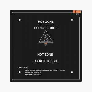 Twotrees 235*235*3.0mm 3D Printer Parts black MK3 24V 220W hotbed latest Aluminum heated bed For Creality Ender-3/3S 3D Printer