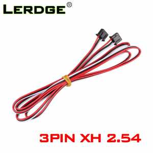 LERDGE 3d printer parts 3pin XH2.54 Connection line 1M Wire set and 2M Length cable 1pcs