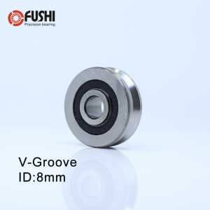 V082808 V Groove Sealed Ball Bearing ( 4PCS )  8*28*8 mm Pulley Wheel Bearings V4/1.5 V4/1 Guide Track Rlooer Bearing